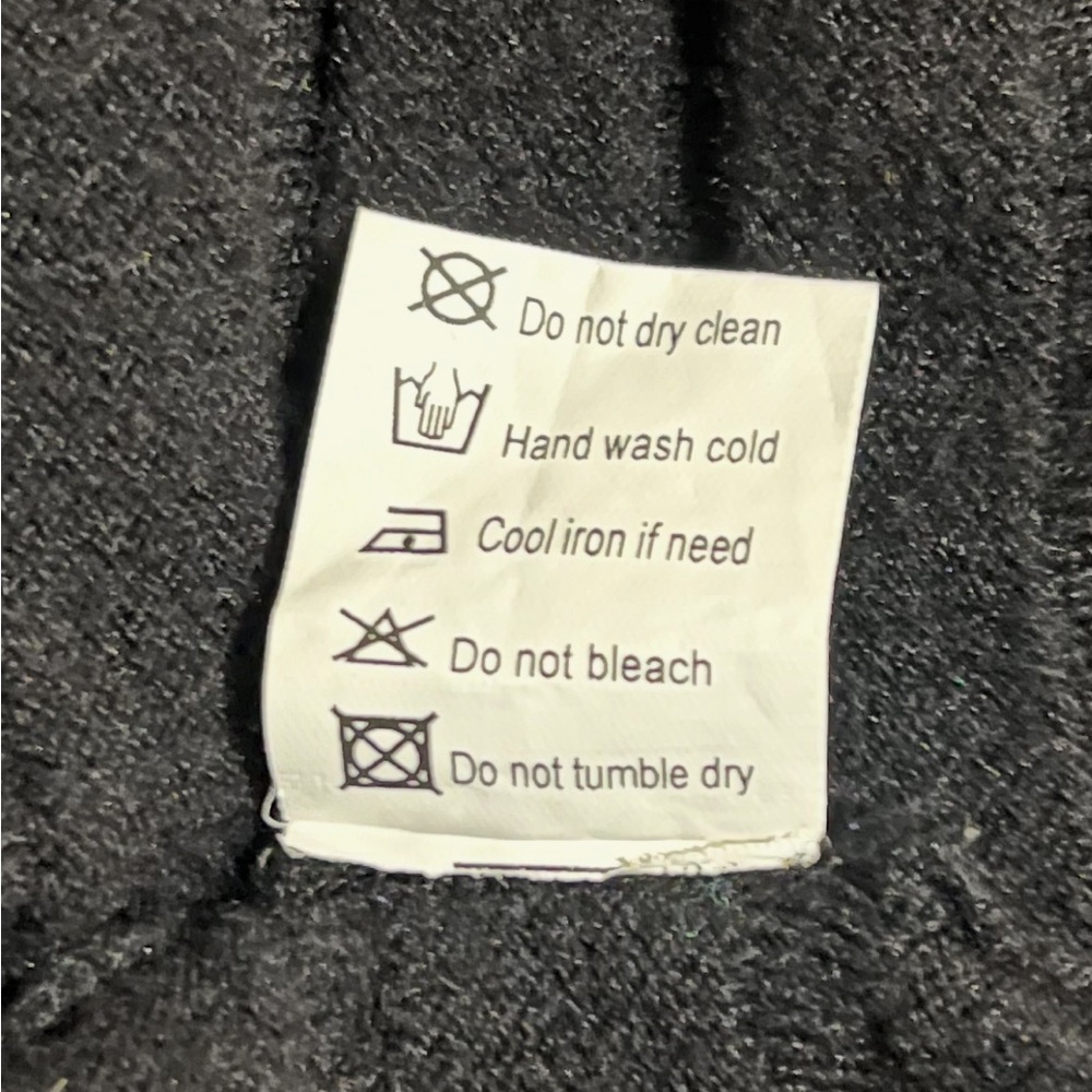 Black Open-Front Women’s Cardigan Sweater - Picture 5 of 5